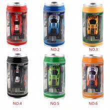Electric Remote Control Miniature Soda Can Car Racing Model, 4-Way Wireless Car With Obstacles Compatible With Soda Cans - Multicolor - View 5