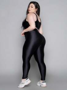Conjunto Fitness Top + Calça Plus Size New Zig 3D