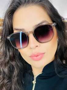 Women Fashion Glasses - Grey - View 2