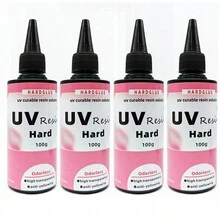 Uv樹脂清晰硬質400g透明uv固化紫外線固化樹脂,太陽能光活性樹脂,適用於diy樹脂首飾製作 - 400g - 查看 1