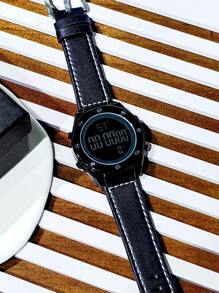 SBA0 Reloj De Pulsera Electrónico Multifuncional Con Estilo - Negro - Ver 3