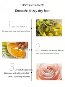 1入組80ml髮護精油,用於平滑頭髮、去毛躁、密封和保濕,不油膩,易吸收,適用於家居和旅行使用 - 彩色 - 查看 5