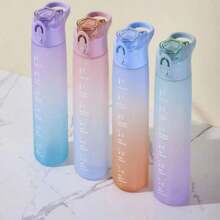 Botella motivacional de agua, termo portatil de agua - Rosa - Ver 4