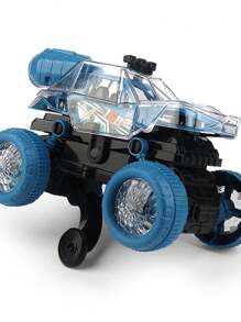 Juguetes Carro Camioneta Con Luces, Sonido, Movimiento 360° - Rojo - Ver 2