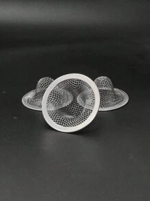 6入組/3入組不銹鋼2.1英寸圓形水槽下水道堵塞器,適用於廚房/浴室洗臉盆、浴缸和淋浴器擋髮帶,浴室地漏 - 銀色 - 查看 8