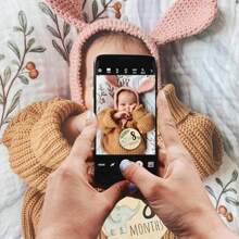 7 buc/set discuri din lemn pentru momente importante pentru bebeluși, suvenir pentru celebrarea nașterii nou-născutului, imprimate față-verso cu simboluri de naștere, cadou de petrecere - Multicolor - Vizualizare 6