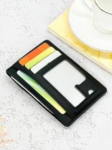 HOVI'S Classic Minimalist Card Holder, Lightweight Portable Card Wallet, Multifunctional Coin Purse Gifts Fall Christmas Scream Men Bag Men Wallet Hand Bag Men Thanksgiving Travel Winter Holiday Wash Bag Old Money Christmas Gifts Merry Christmas Handbag Clutch Bag Wristlet Bag Wallet Storage Bag Purses And Bags Student Large Capacity Multi-Functional Outdoor Fashionable Casual Boyfriend Gifts Handbags Vacation Vintage Funny Gifts Bag Leather Bag Hobo Bag Travel Essentials Retro Bag Black Bag Holiday Essentials Bag For Men Vintage School The Sporty Life - Black - View 2