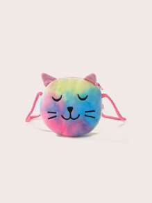 Willekeurige kleur Gradient Cartoon unicorn patroon Kinderen Crossbody-tas