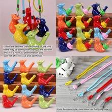 2pcs Magpie Peacock Water Bird Whistle, Colorful Bird Whistle, Tourist Attractions Ceramic Crafts Whistle - Random Color - View 3