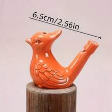 2pcs Magpie Peacock Water Bird Whistle, Colorful Bird Whistle, Tourist Attractions Ceramic Crafts Whistle - Random Color - View 2