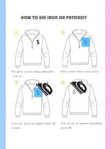 16pcs Dinosaur Series, Pterosaur, Tyrannosaurus Rex, Stegosaurus Design Cartoon Combination Diy Iron On/Sew On Patch, Suitable For Clothes, Bags, Hats And Other Items - Multicolor - View 9