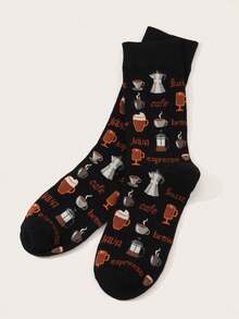 1 Pair Men'S Soccer Mid-Calf Socks - Multicolor - View 4