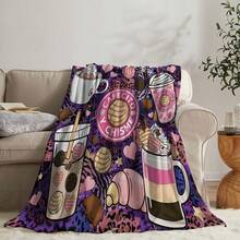 Soft And Comfortable Donut Blanket, Delightful, Relaxing, Skin-Friendly, Waterproof, Suitable For Bedroom, Living Room, Office Nap Blanket. Essential For Binge-Watching, Waterproof, Suitable For All Seasons, Warm And Comfortable Soft Blanket, Nap Blanket, Suitable For Sofa, Bed, Etc. Indoor Essential, Holiday Gift. - Multicolor - View 3