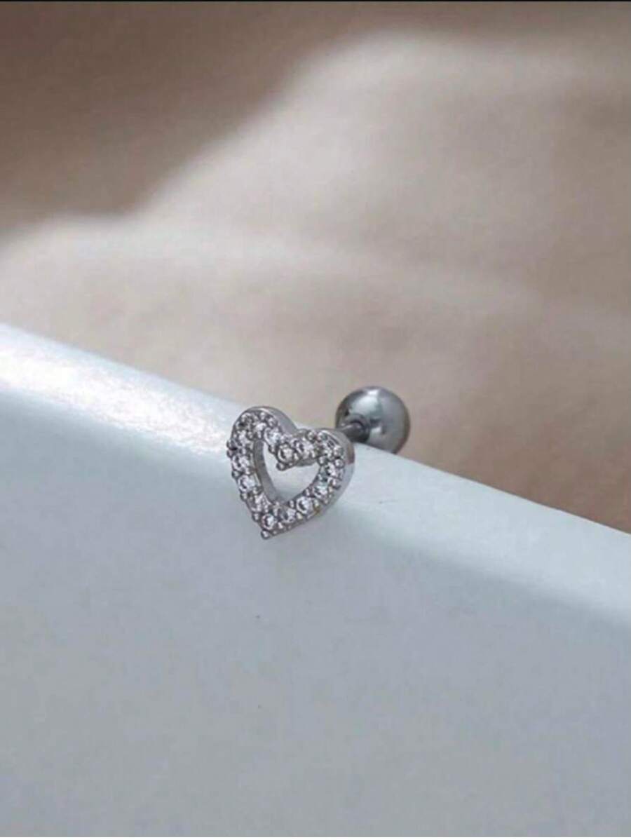 Nose Ring - 銀色 - 查看 1