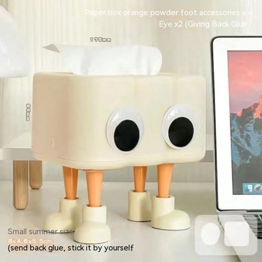 桌上型紙巾盒套,可愛客廳紙巾盒收納盒,可供家居咖啡桌裝飾,創意汽車紙巾盒 - B - 查看 1