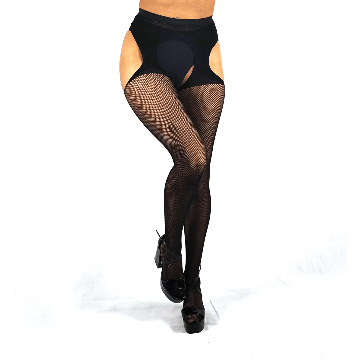 FASHION WOMEN'S SEXY PANTYHOSE - Black - View 1