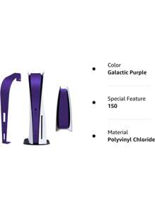 1pc Scratch-Resistant Protective Film Compatible With Disc Version Console Middle Strip Component - Pink - View 8