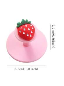 卡通可愛多功能手柄 Abs 材質柔軟觸感強吸力適合馬桶蓋、馬桶、櫥櫃 - 混色 - 查看 2