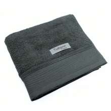 Toalhasnet Jogo de toalhas Banho e Rosto Catarina Gramatura 500 - 2 Peças - Grafite - Visão 4