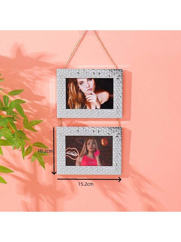 FAVORTALK Cornice portafoto profonda, 25 x 25 cm, cornice 3D, per foto da parete e da tavolo, per medaglie, fiori, biglietti artigianali (bianco, 433, profondità 5 cm