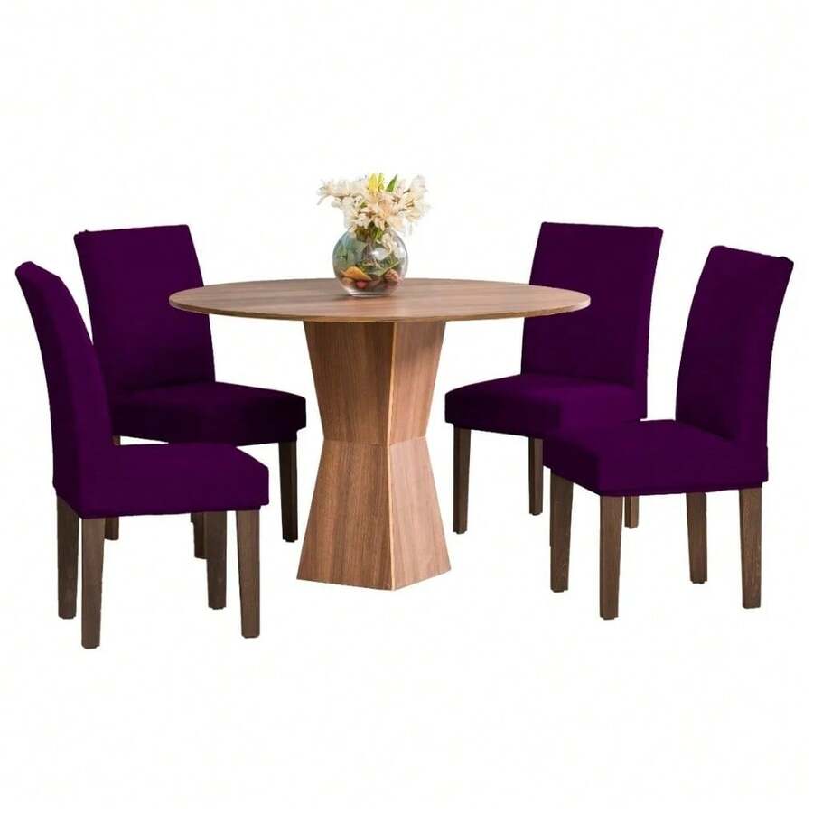 Chair Covers - Purple - View 1
