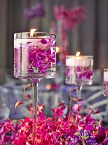 3 件/套高玻璃花瓶燭台家居裝飾婚禮用品,浪漫燭光晚餐道具,婚禮派對餐桌透明玻璃裝飾,水上漂浮蠟燭杯,適合婚禮酒店餐廳 - 彩色 - 查看 11