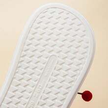 女款秋冬新款水果型拖鞋,厚底保暖防滑底,毛茸茸的內裡,a393綠色 - A393綠色 - 查看 5