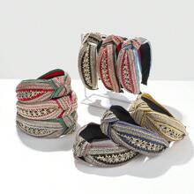 1條波希米亞風格編織發帶 - 彩色 - 查看 12