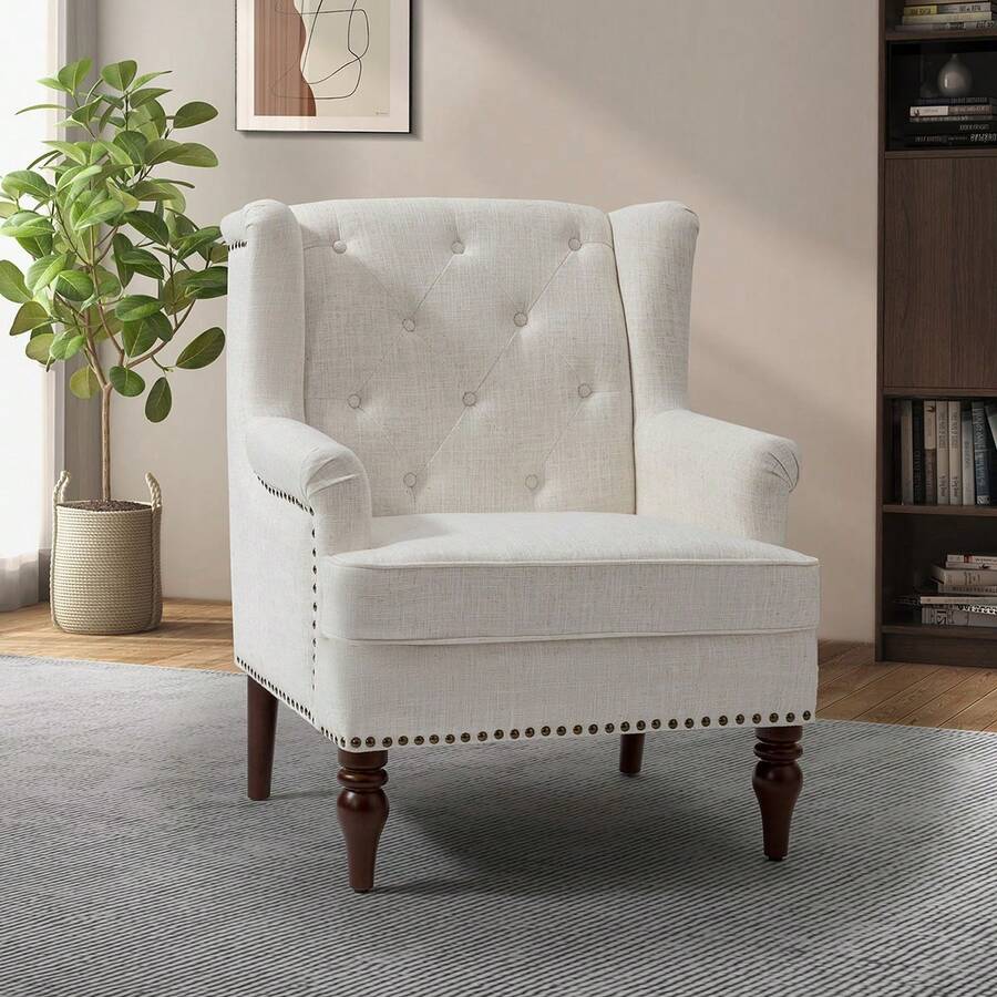 Armchair-Ivory - Màu be - Xem 1
