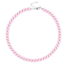 1pc Pearl Necklace With Luxury And Little-Known Feeling, Perfect For Layering And French Vintage Style - Pink - View 12