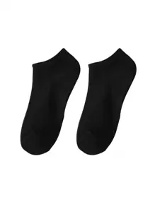 10/30/50 Pairs Men's Solid Color Breathable Casual Short Ankle Socks