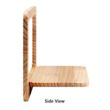 1pc Wall-Mounted Cat Tree Furniture Made Of Wood, Safe And Sturdy, Stable Cat Platform For Sleeping, Playing, Climbing With Easy Assembly, Maximum Load 12kg (26lb) - Apricot - View 4