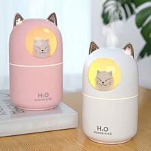 Cute Cat H2O Room Mist Spray - Portable Aromatherapy Essential Oil Diffuser And Humidifier For Car Air - 300ml - White - View 7