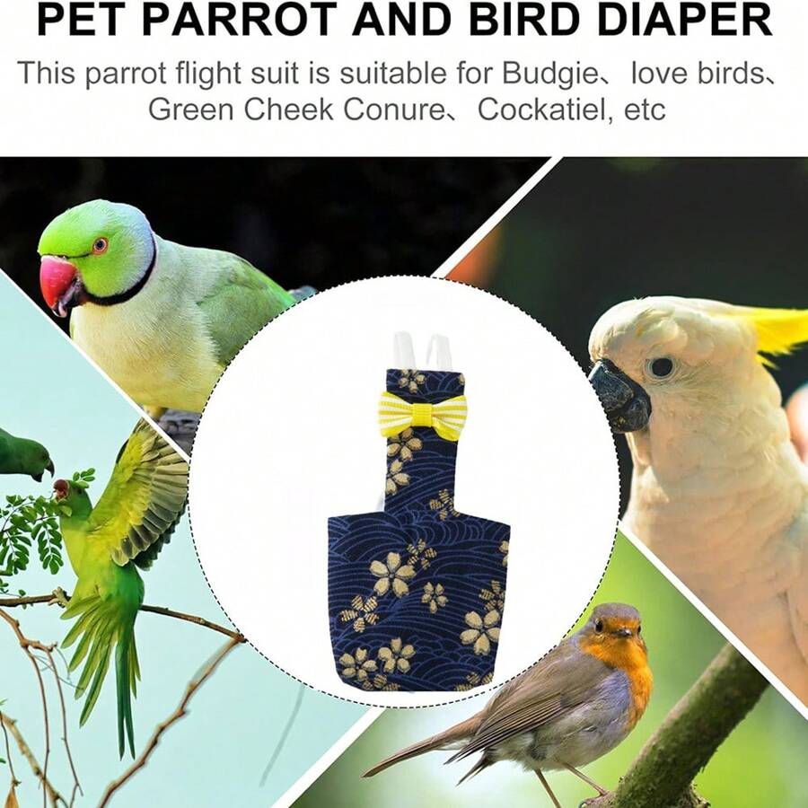 Parakeet Bird Diapers Petco Parrot Clothes For Birds Pigeon Pants