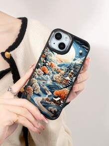 Electroplated Lens Frame Phone Case Compatible With IPhone - Multicolor - View 1