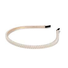 1pc Pearl & Rhinestone Decor Simple Gold-Tone Hair Hoop, All Match Hair Clip For Women's Korean Princess Style Hair Accessory - Multicolor - View 8