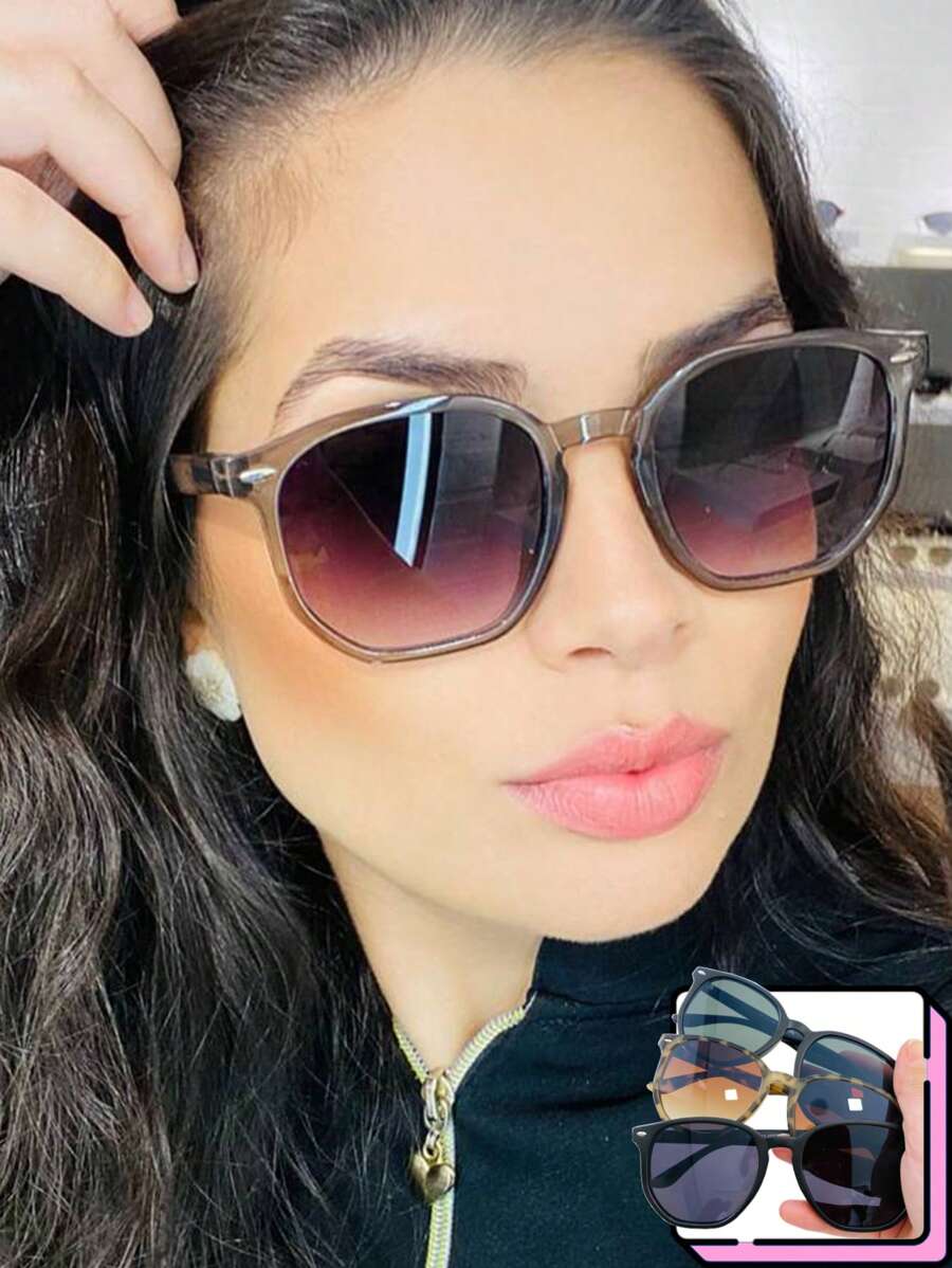 Women Fashion Glasses - Grey - View 1