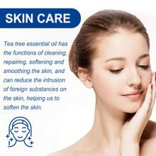 Aceite Esencial De Árbol De Té De 100 Ml, Hidratación Profunda Para El Cuerpo Y Cara, Suaviza El Cabello, Aceite Esencial Con Efectos Multiples. - transparente - Ver 7