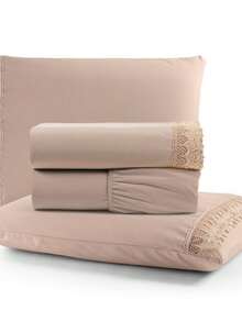 Sheet Sets With Pillowcases - Màu Khaki - Xem 3