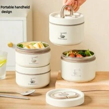 1 Miếng 550ml/750ml Thép không gỉ 304 Chất liệu Cách nhiệt Hộp cơm trưa , Có thể mang đi Hộp đựng cơm , Có thể tháo rời Ngoài trời Dã ngoại Bộ đồ ăn , Học sinh Và Văn phòng Công nhân
工人 Hộp đựng thức ăn Đối với Trường học Và Làm việc Bữa trưa Thời gian - trắng - Xem 4