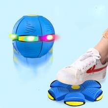 1個飛碟跳跳球,彈性變形跳跳球,親子互動玩具 - 粉色 - 查看 3