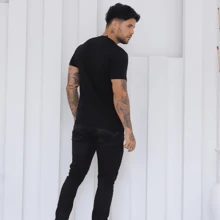 Men T-Shirts - màu đen - Xem 2