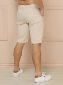 Men Shorts - Màu be - Xem 3