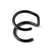 1入不銹鋼u型唇環和耳夾,女士多功能酒吧氛圍裝飾品 - 銀色 - 查看 3