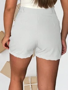 Women Shorts - trắng - Xem 2