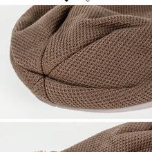 男士冬季保暖羊毛针织帽，带保暖内衬 - 在寒冷中保持舒适！ - 黑色 - 查看 6