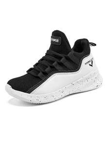 Kids Sneakers - Black and White - View 5
