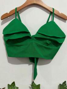Women Tops - 綠色 - 查看 1