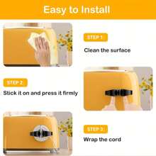 6pcs Power Plug Fixer Simple Wire Organizer Household Appliance Switch Kitchen Cable Winder - Multicolor - View 4