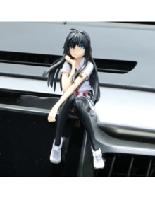 1 件性感女士雕像裝飾汽車、電腦、桌子、控制台、汽車中控台 - 彩色 - 查看 1